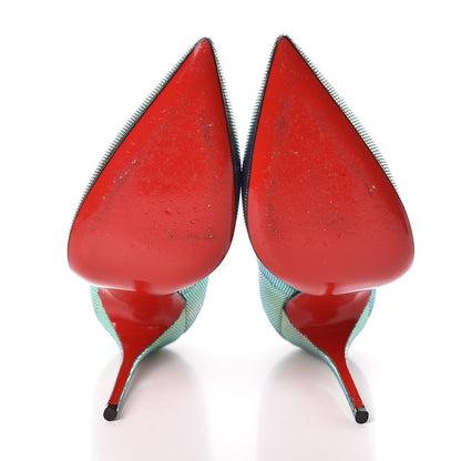Christian Louboutin Tissu Scarabe So Kate 120 Pumps 35 Digitale 7 of 12