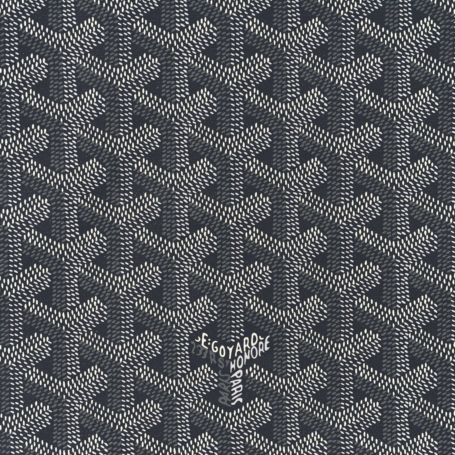 Goyard Goyardine Senat Pochette MM Grey 6 of 8