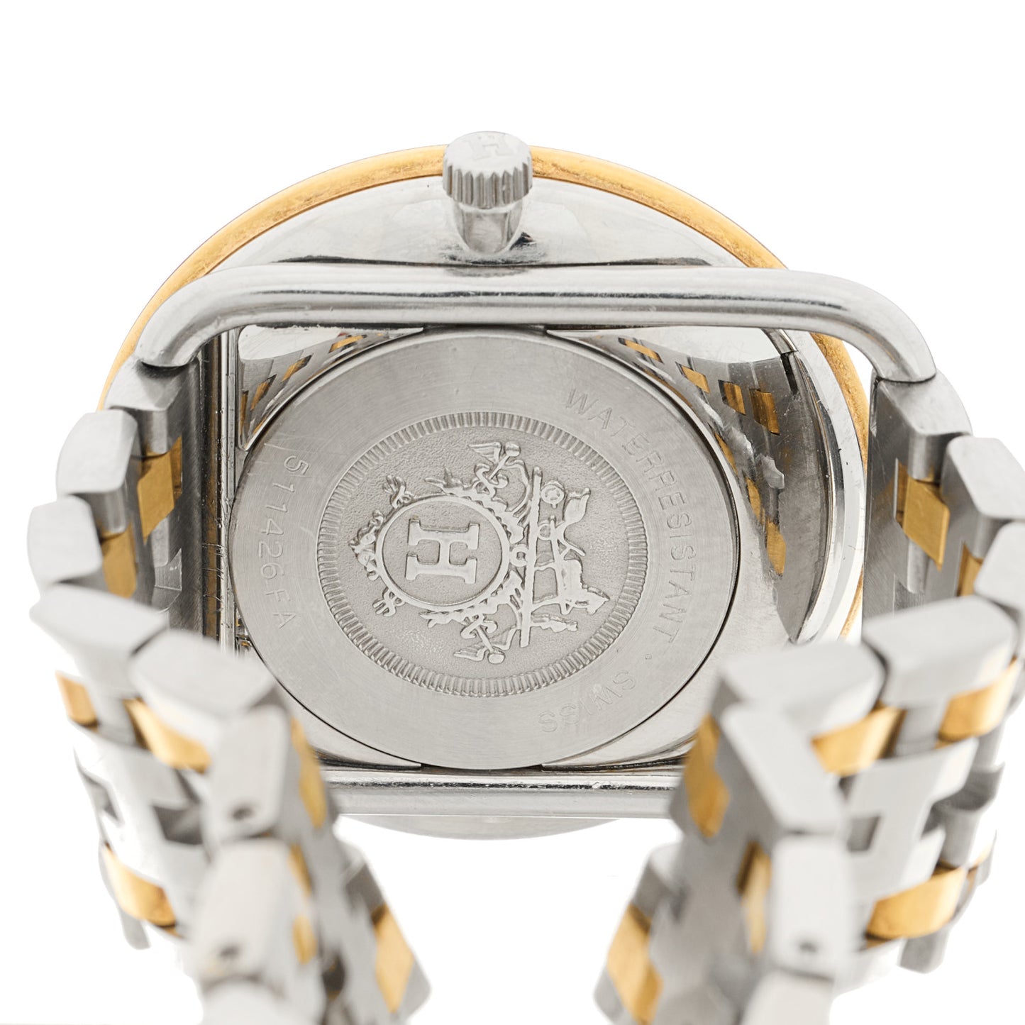 Stainless Steel 33mm Arceau Clipper Quartz Watch Gold