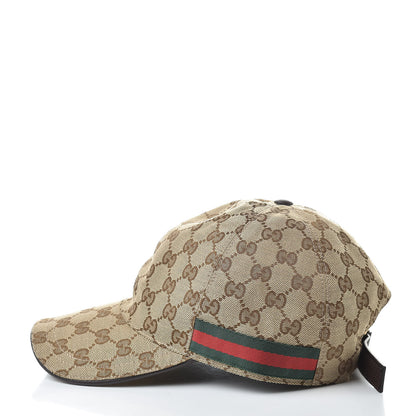 Gucci Monogram Web Baseball Hat M Beige Cocoa 3 of 7