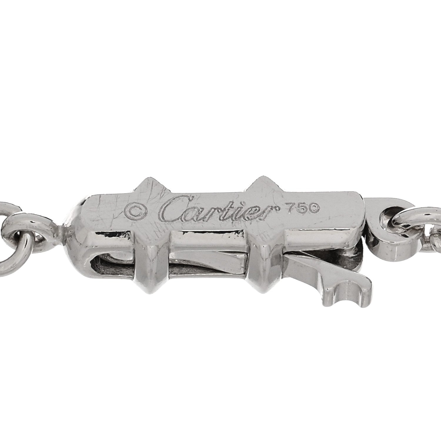 Cartier 18K White Gold LOVE Station bracelet 4 of 4