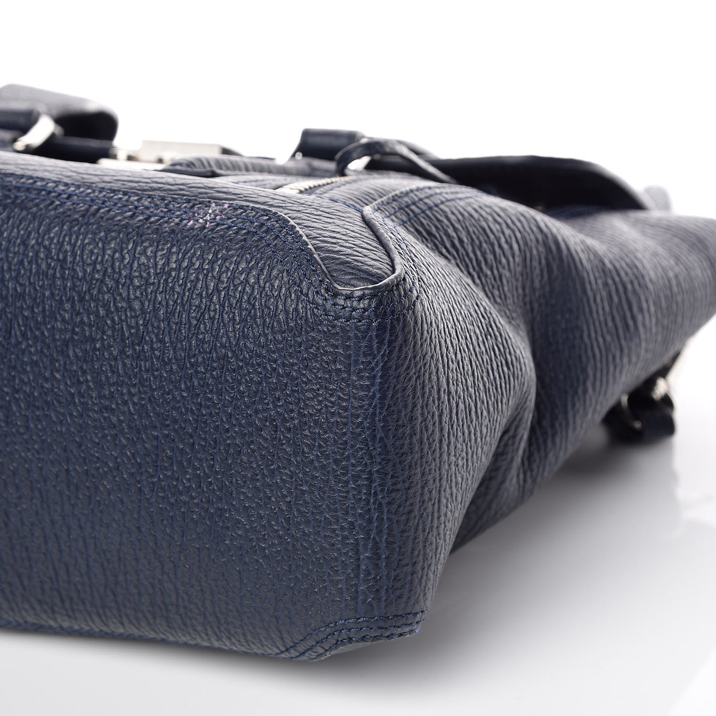 3.1 Textured Calfskin Medium Pashli Satchel Ink