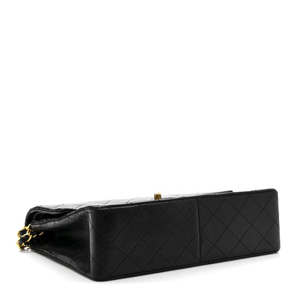 Chanel Lambskin Quilted Medium Double Flap Black 4 of 16