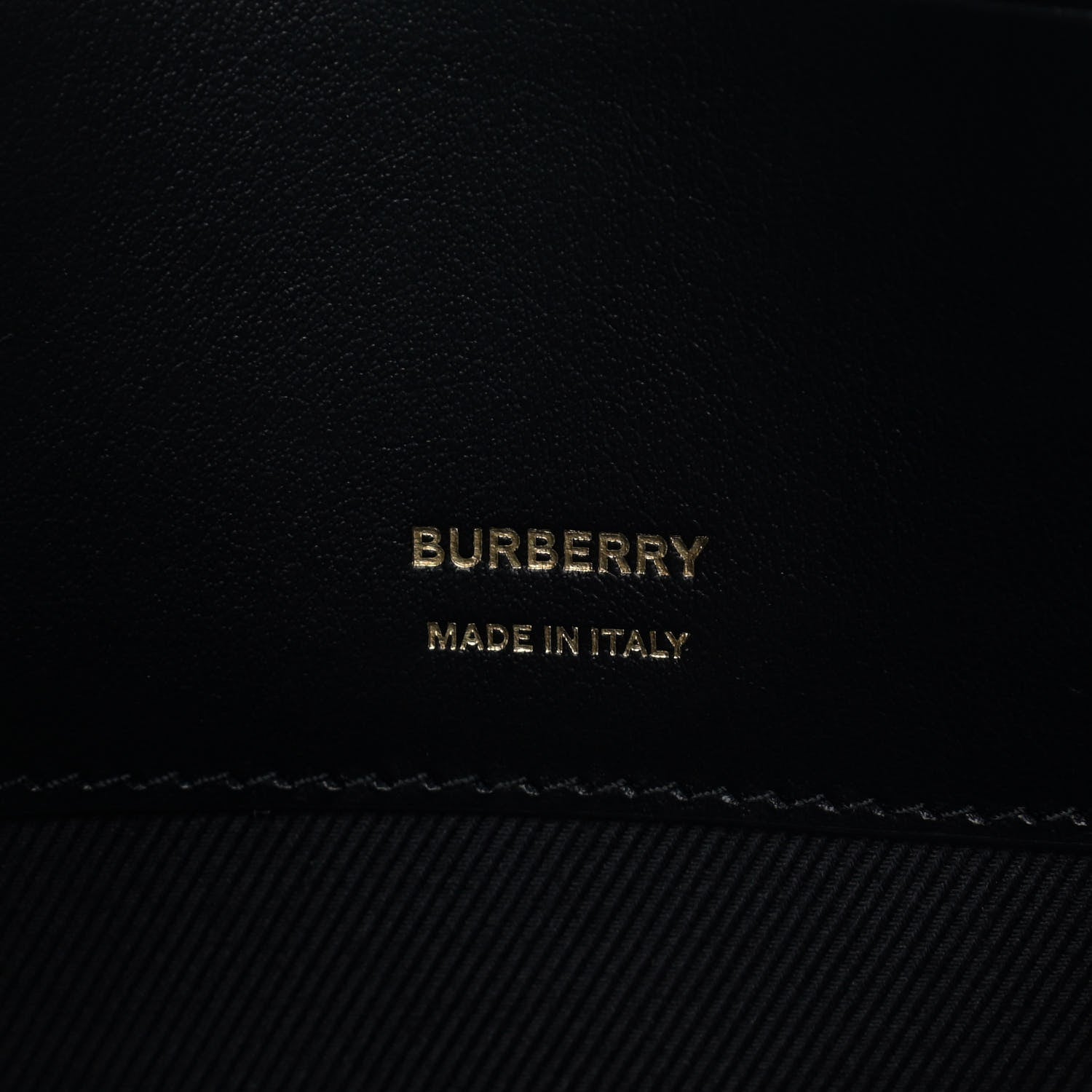 Burberry E-Canvas Monogram Stripe Zip Pouch Brown Orange 6 of 9