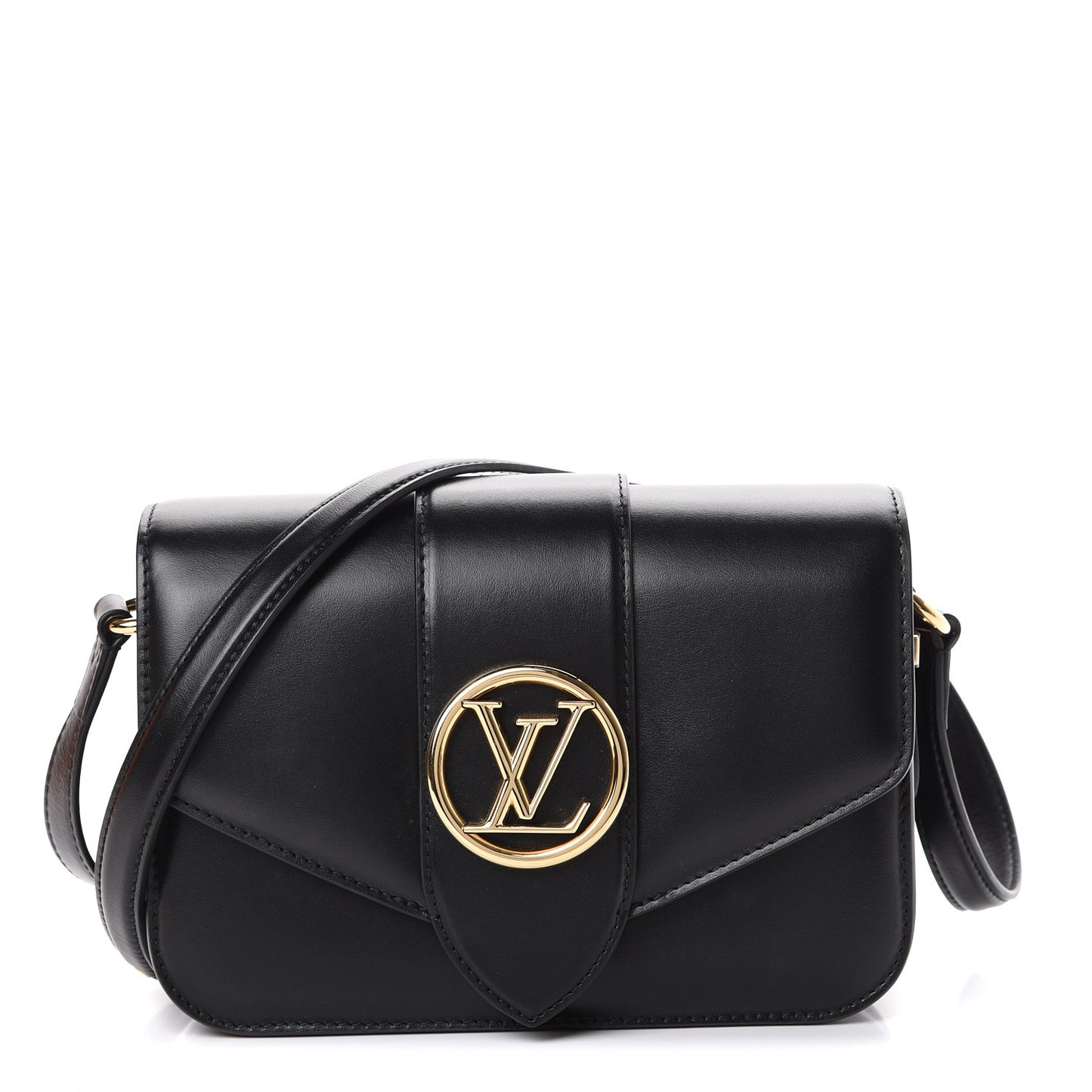 Smooth Calfskin LV Pont 9 Black