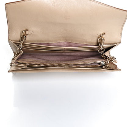 MCM Metallic Visetos Patricia Wallet On Chain Gold 5 of 12