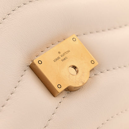 Louis Vuitton Calfskin LV New Wave Chain Bag Ivory 14 of 14