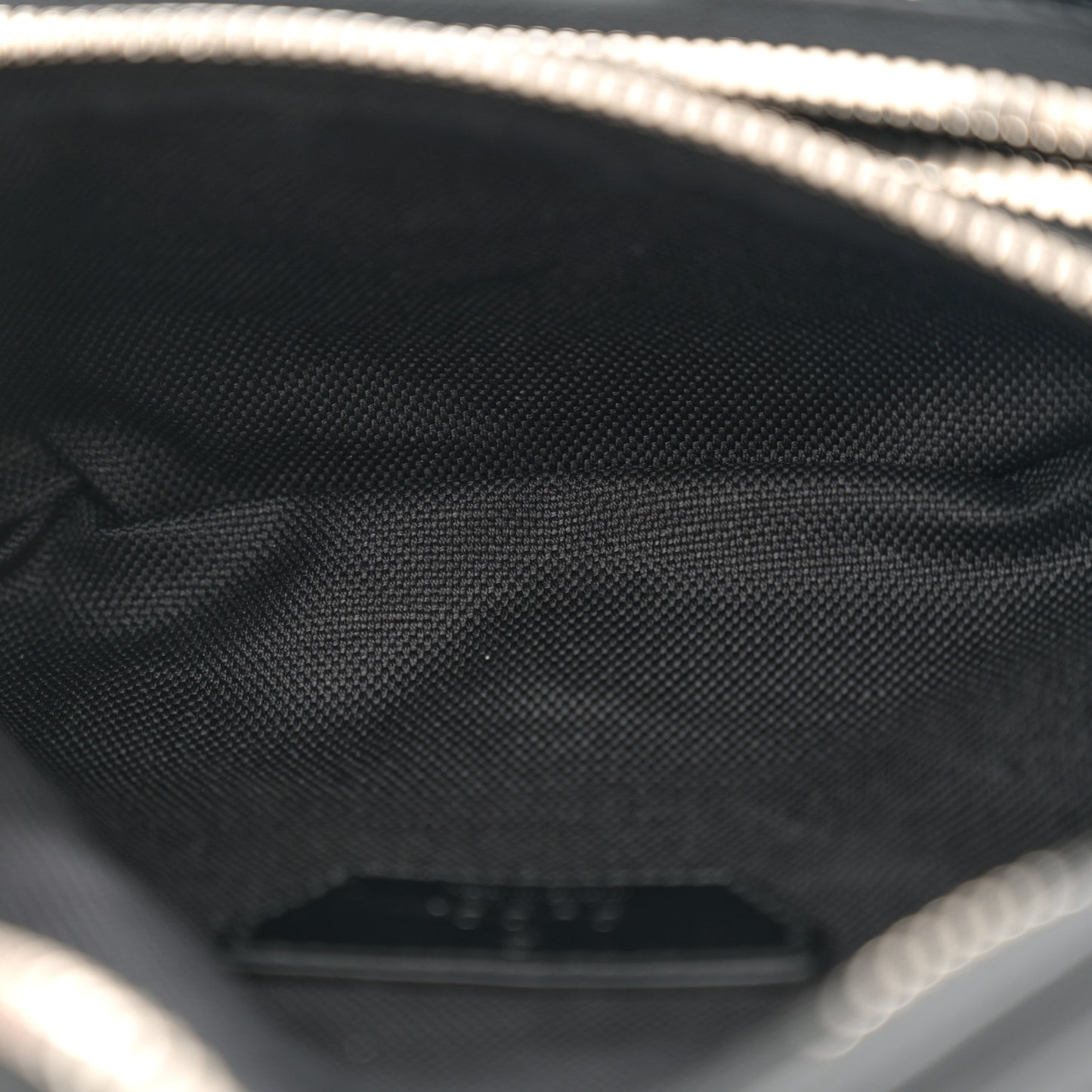 GG Supreme Monogram Textured Calfskin Retro Interlocking G Belt Bag Black