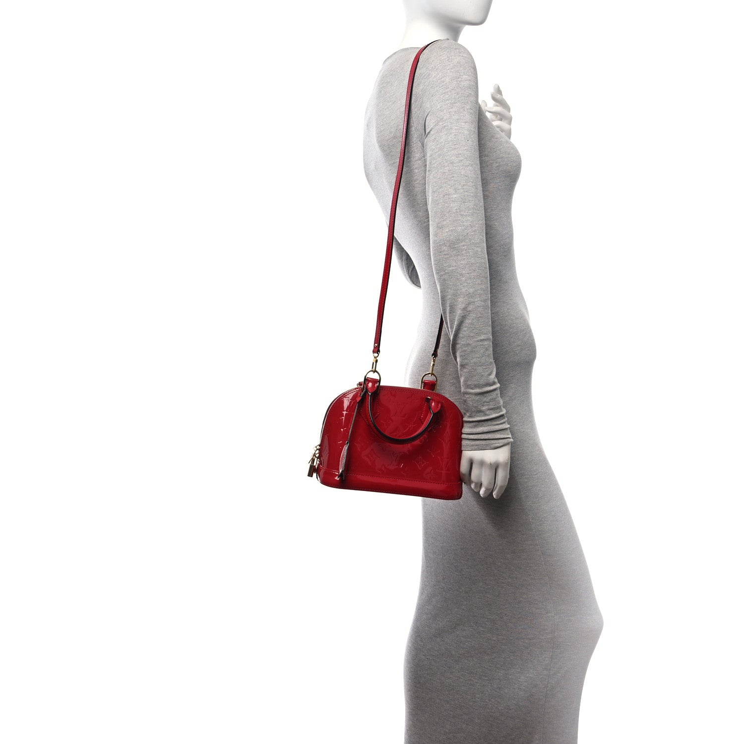 Louis Vuitton Vernis Alma BB Rose Indien 2 of 10