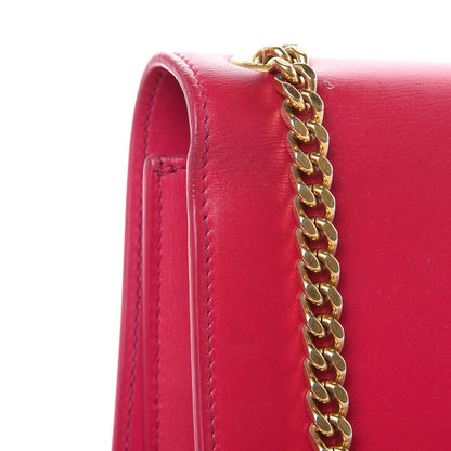 Saint Laurent Smooth Calfskin Medium Classic Monogram Kate Tassel Satchel Fuchsia 12 of 18
