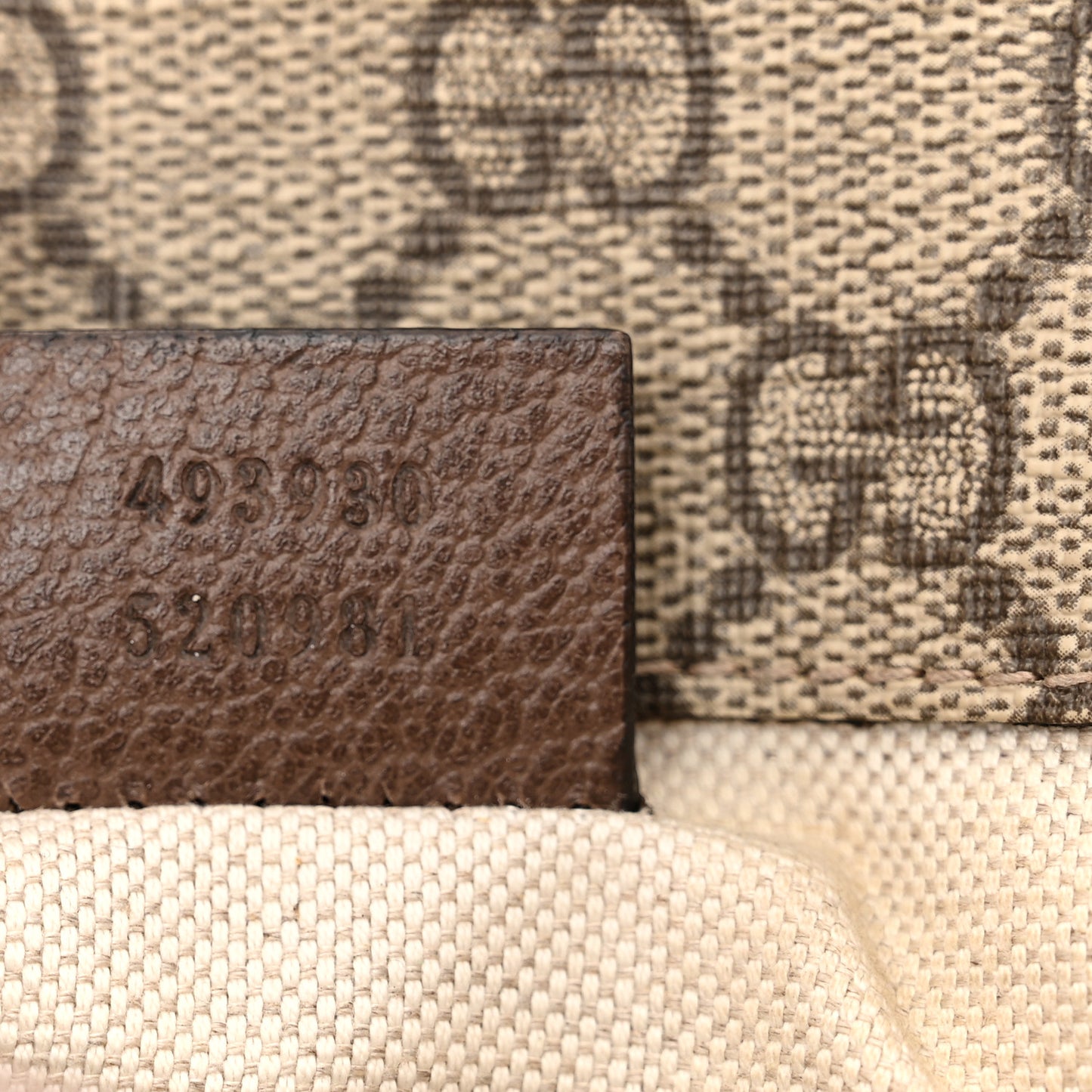 GG Supreme Monogram Neo Vintage Web Belt Bag Brown