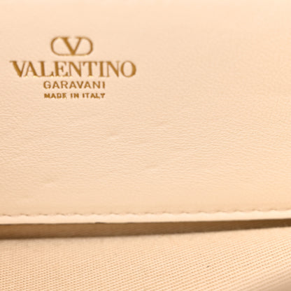 Valentino Garavani Raffia Beaded Crystal Embroidered Vlogo Small Loco Shoulder Bag Natural Orange 10 of 12