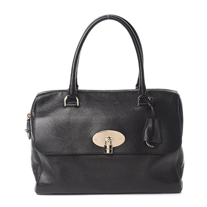 Mulberry Grainy Leather Medium Del Rey Satchel Black 1 of 12