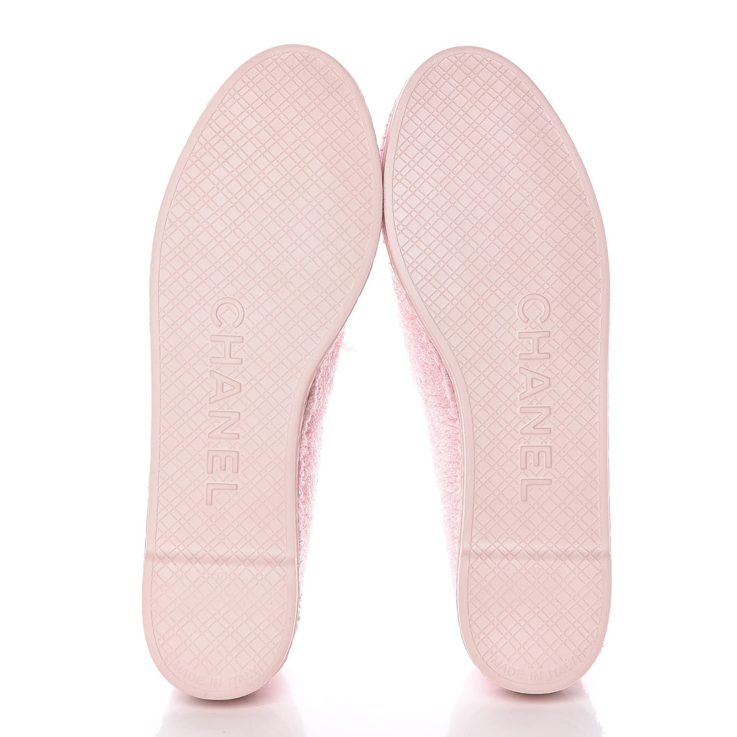 Terry Grosgrain CC Espadrilles 37 Pink