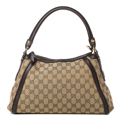 Gucci Monogram Small Scarlett Studded Interlocking G Hobo Dark Brown 1 of 10
