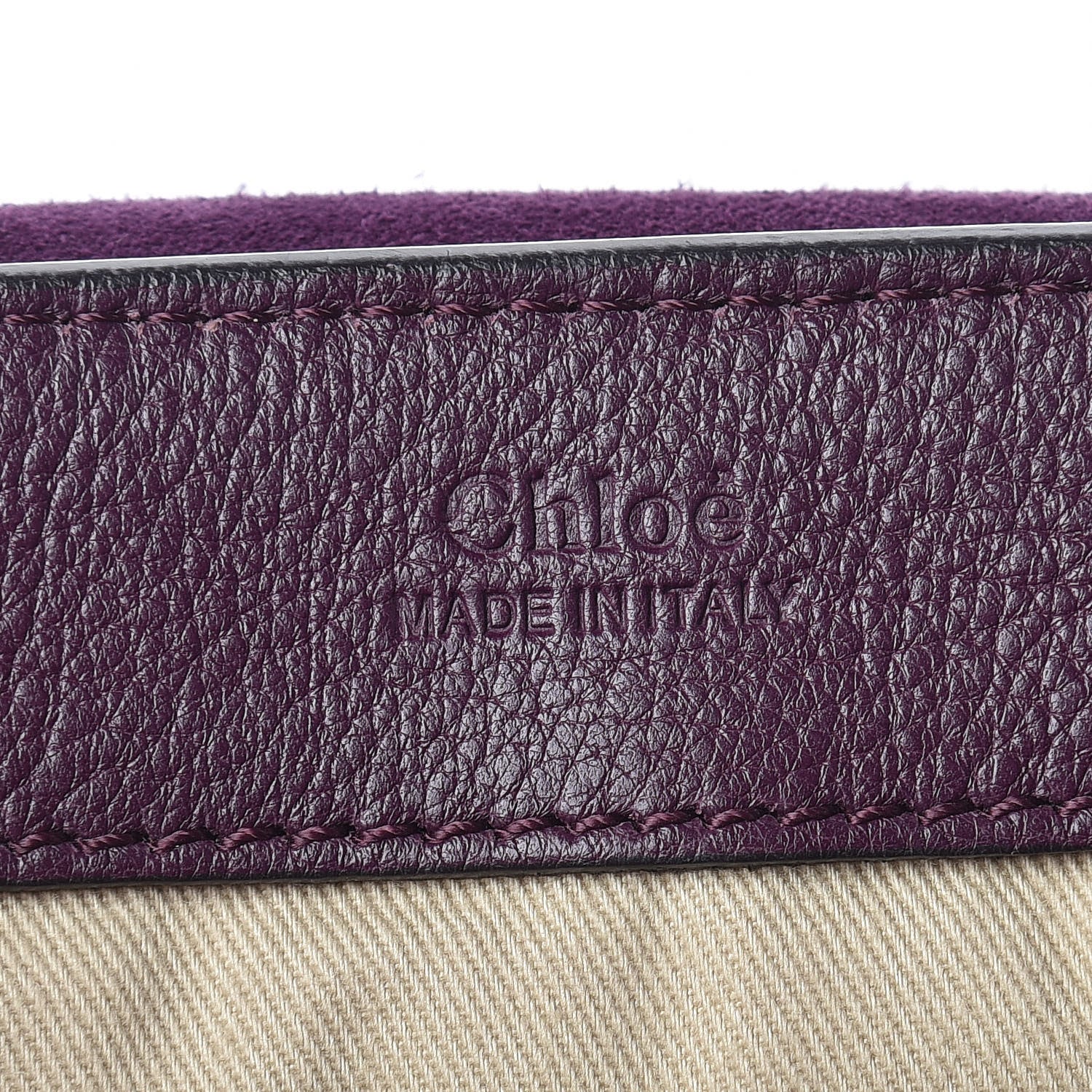 Chloe Calfskin Small Faye Day Shoulder Bag Intense Violine 6 of 12