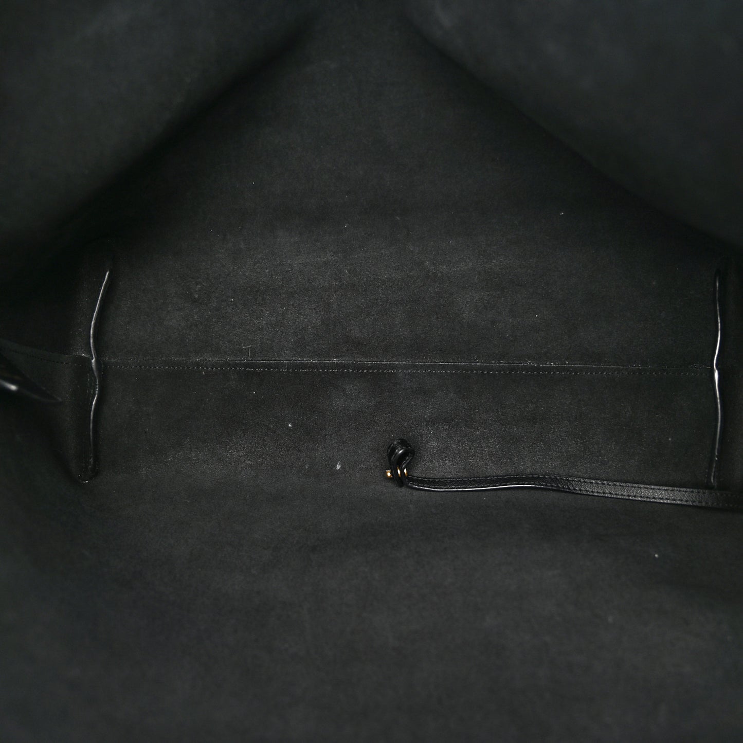 Calfskin Large Shopping Tote Black