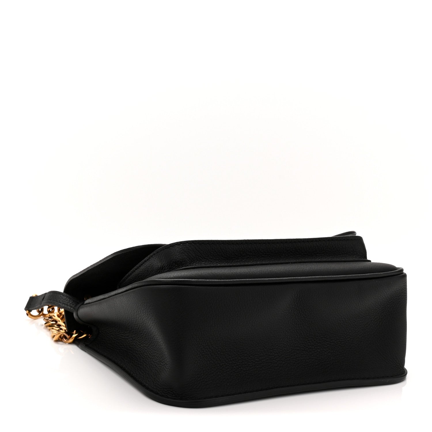 Louis Vuitton Grained Calfskin Lockme Chain Bag PM Black 4 of 10