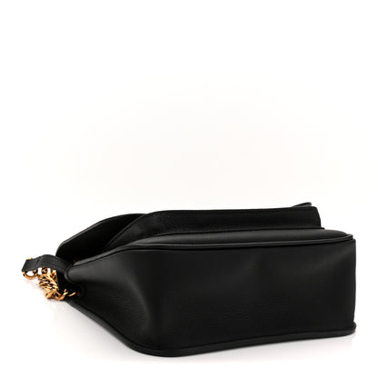 Louis Vuitton Grained Calfskin Lockme Chain Bag PM Black 4 of 10