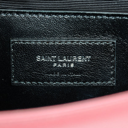 Saint Laurent Grain De Poudre Small Classic Monogram Kate Satchel Mystic Rose 6 of 6