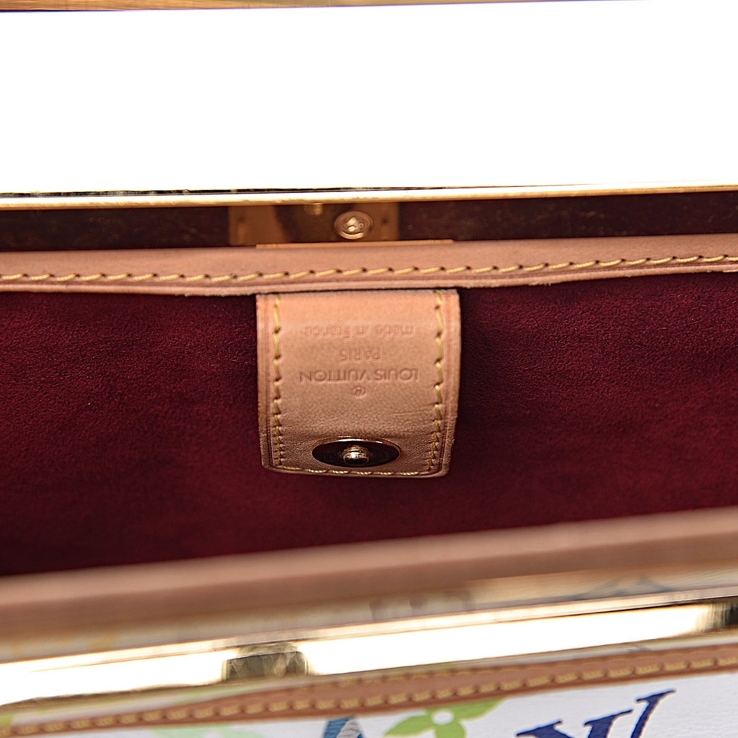 Monogram Multicolor Judy GM White