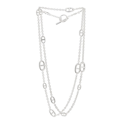 Hermes Sterling Silver Farandole Necklace 120 3 of 5