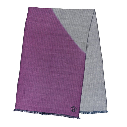 Hermes Cashmere Colorblock Himalaya Artisanale Muffler 2 of 5