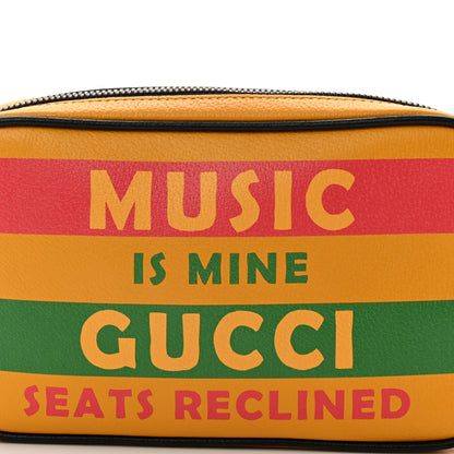 Gucci Textured Dollar Calfskin Music is Mine Belt Bag 95 38 Crop Multicolor Black 7 of 9