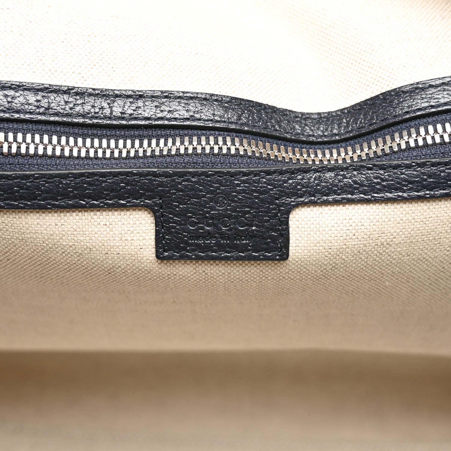 Gucci GG Supreme Monogram Textured Dollar Calfskin Web Medium Ophidia Duffle Bag Beige Blue 5 of 12