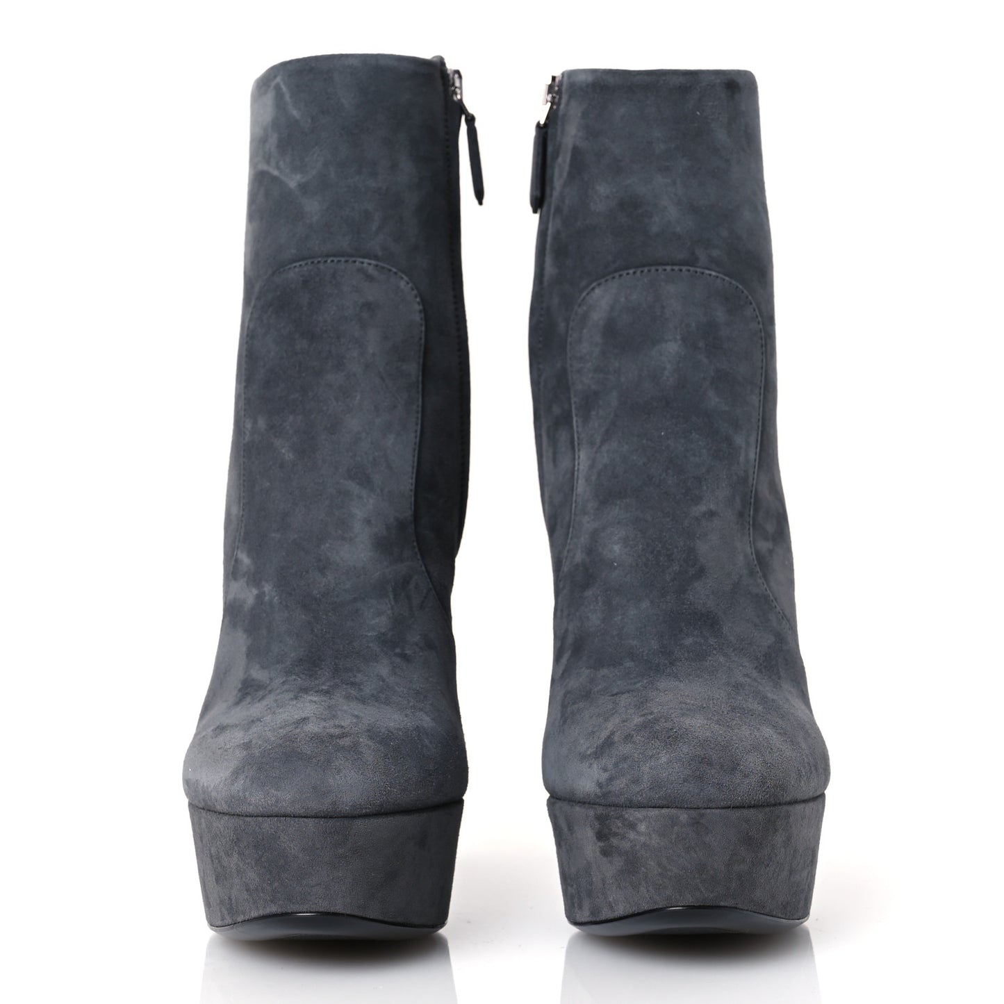 Camoscio Donna Ankle Boots 35.5 Anthracite