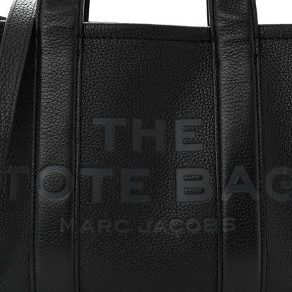 Marc Jacobs Grained Calfskin Small The Tote Bag Black 8 of 11