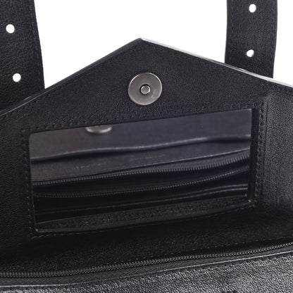 Proenza Schouler Lambskin Large PS1 Chain Wallet Black 7 of 9