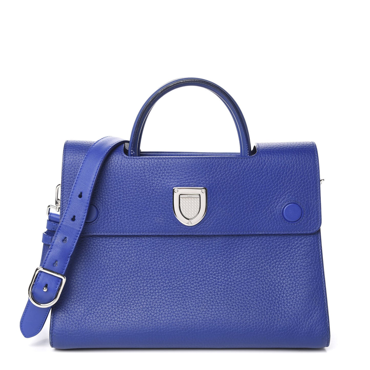 Bullcalf Medium Diorever Flap Yves Klein Blue
