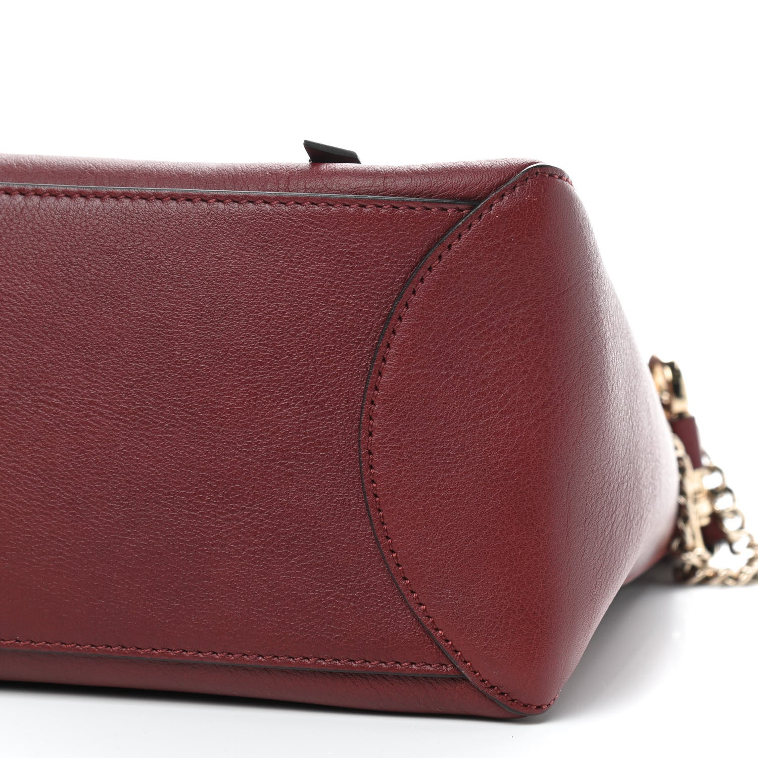 Chloe Calfskin Medium Faye Day Shoulder Bag Sienna Red 8 of 8
