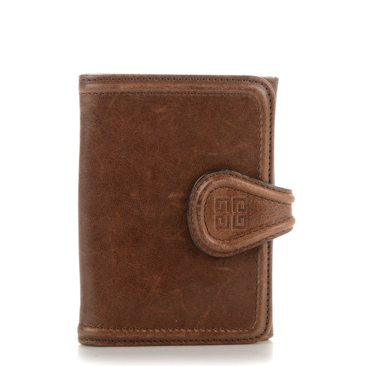 Lambskin Nightingale Compact Wallet Brown