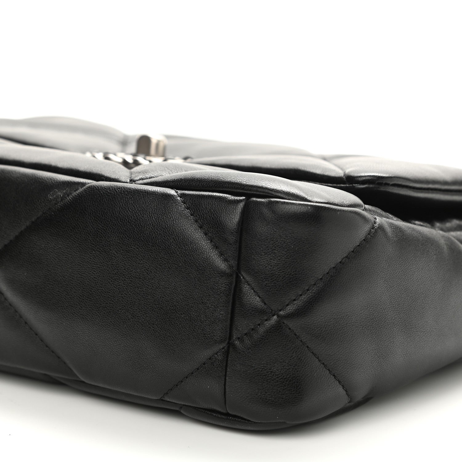 Chanel Lambskin Quilted Medium Chanel 19 Flap Black 10 of 10