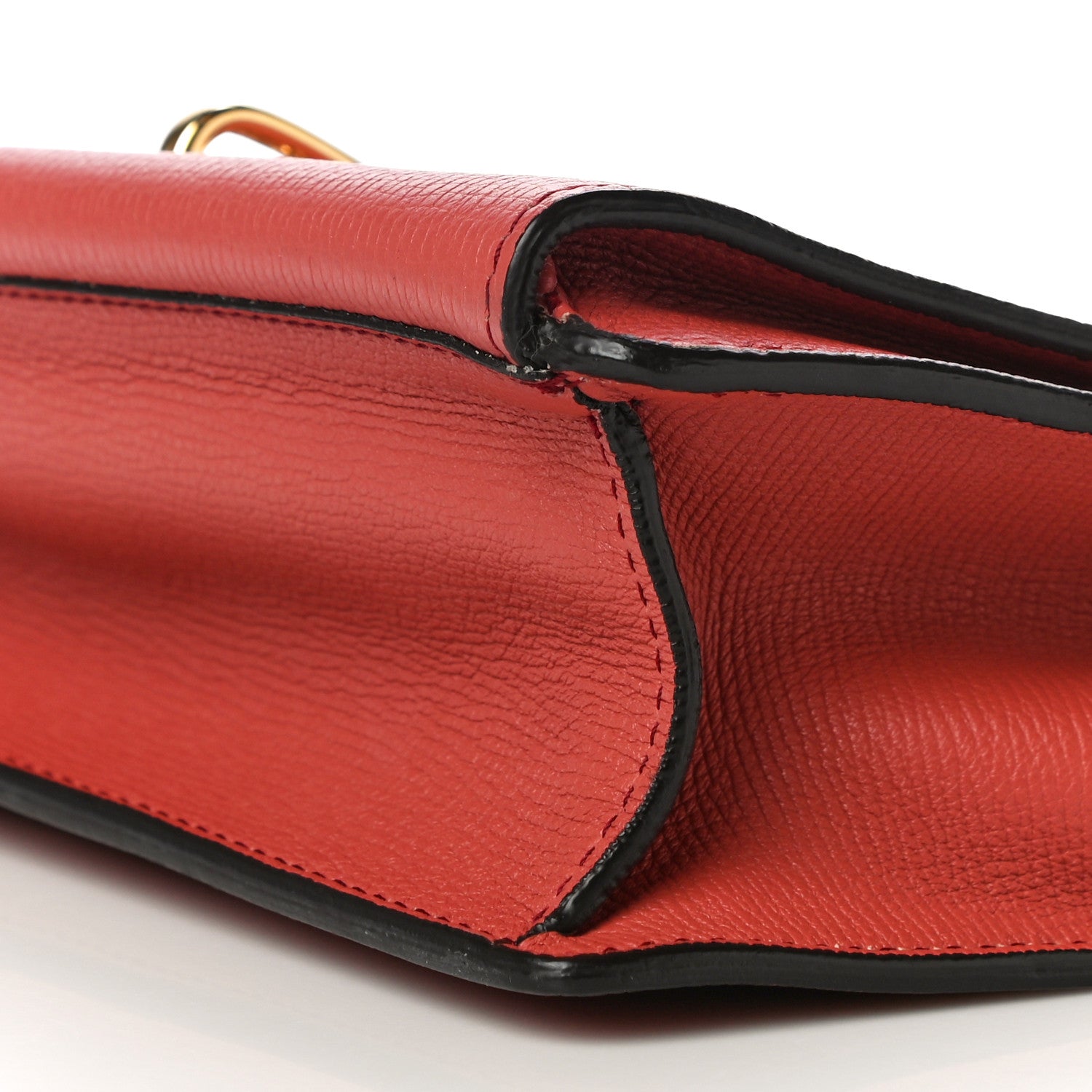 Burberry Grainy Calfskin Small Macken Crossbody Bag Cinnamon Red 11 of 11