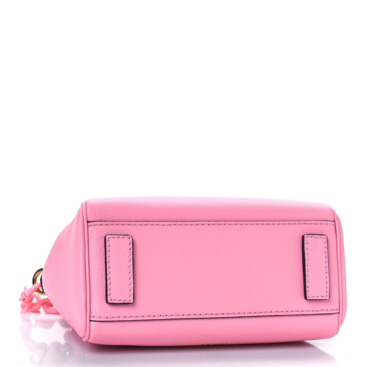 Grained Calfskin Small La Medusa Top Handle Bag Pink