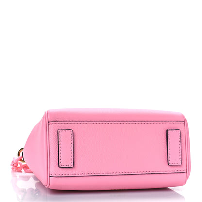 Versace Grained Calfskin Small La Medusa Top Handle Bag Pink 4 of 7