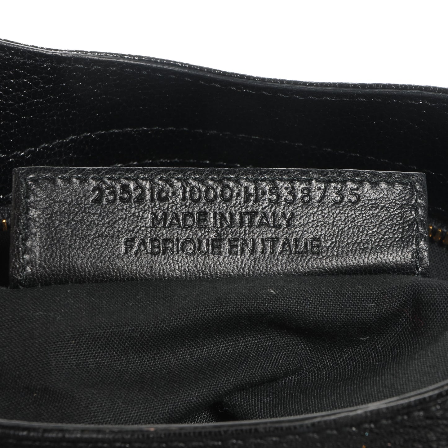 Chevre Metallic Edge Velo Black