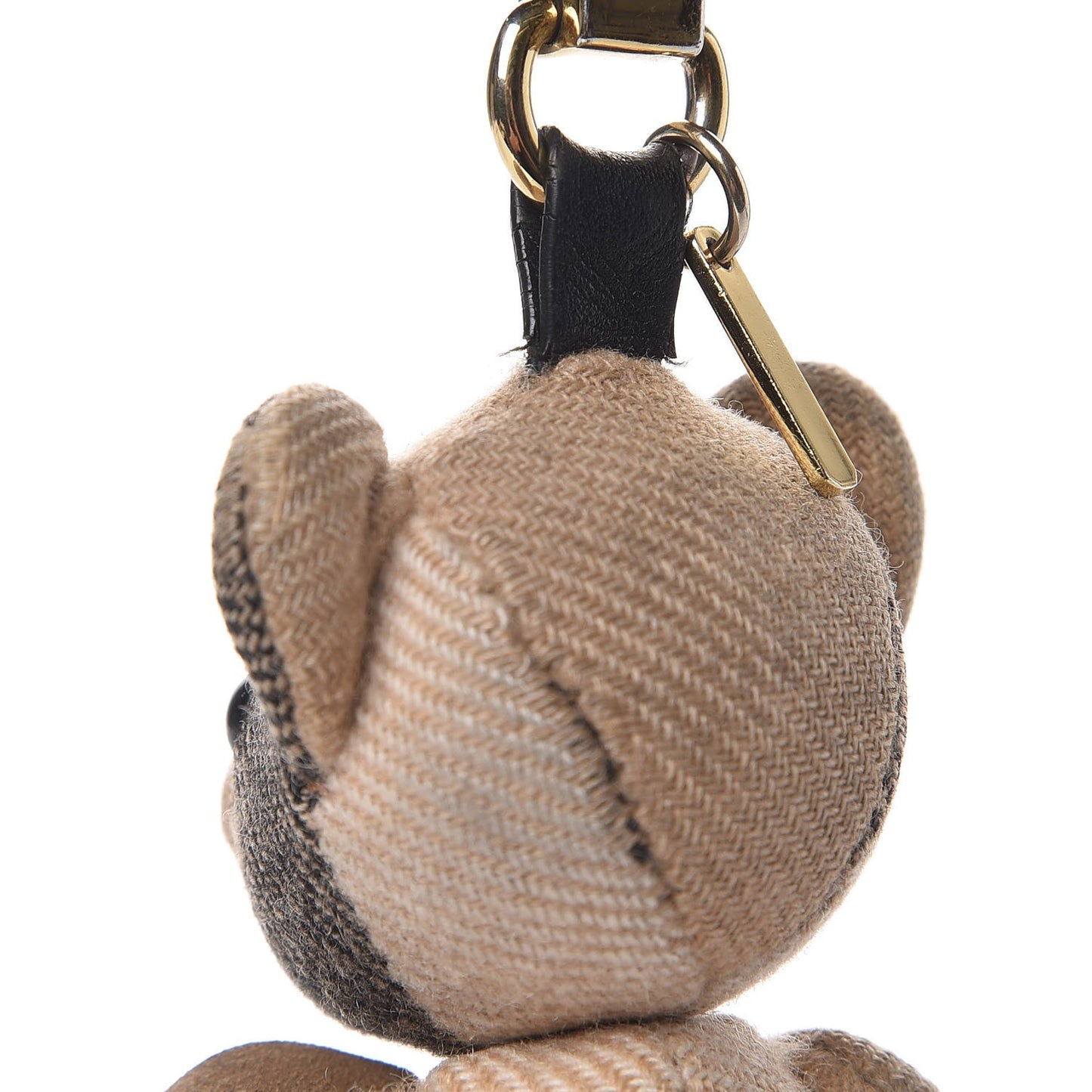Cashmere House Check Thomas Bear Bag Charm Camel Gold