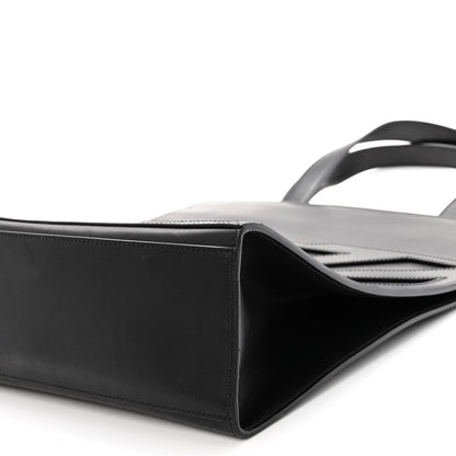 Off-White Calfskin Striped Diag Tote Black 9 of 9