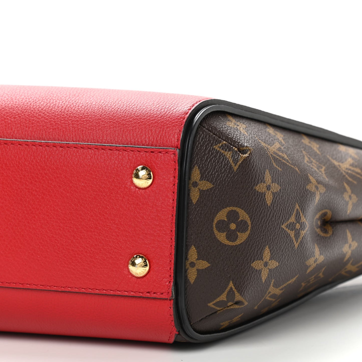 Calfskin Monogram Kimono Tote PM Cherry