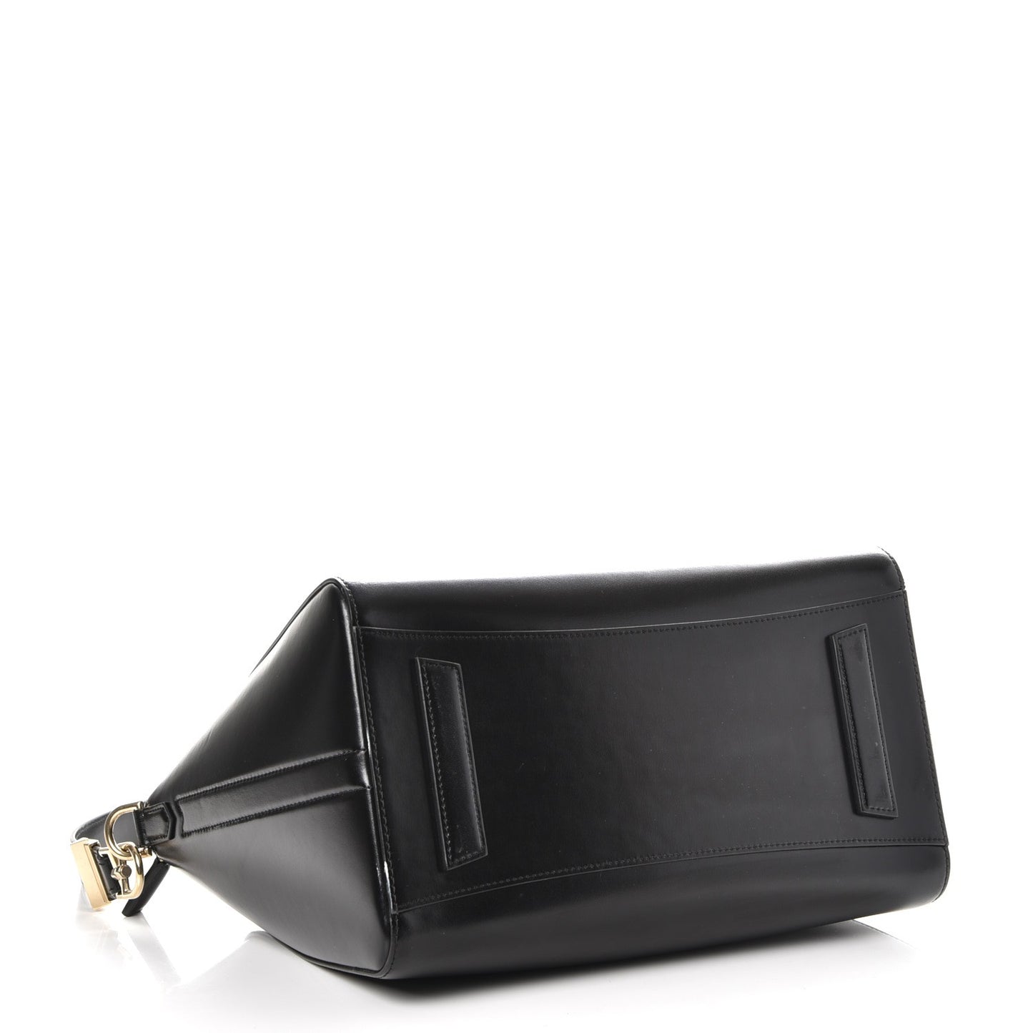Shiny Lord Calfskin Medium Antigona Black