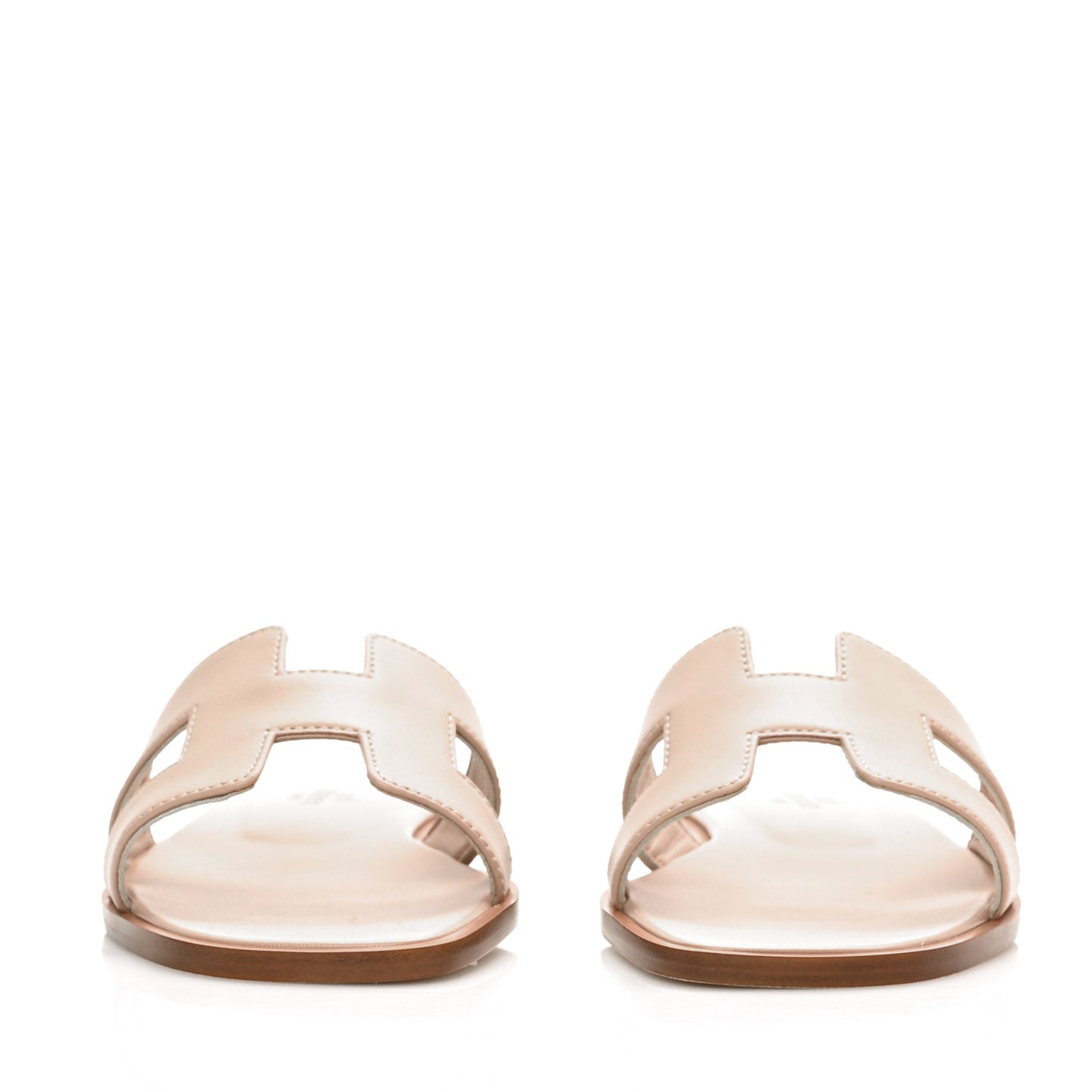 Box Calfskin Oran Sandals 35.5 Bois De Santal