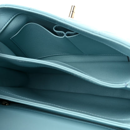 Chanel Lambskin Quilted Small Trendy CC Flap Dual Handle Bag Light Blue 5 of 9