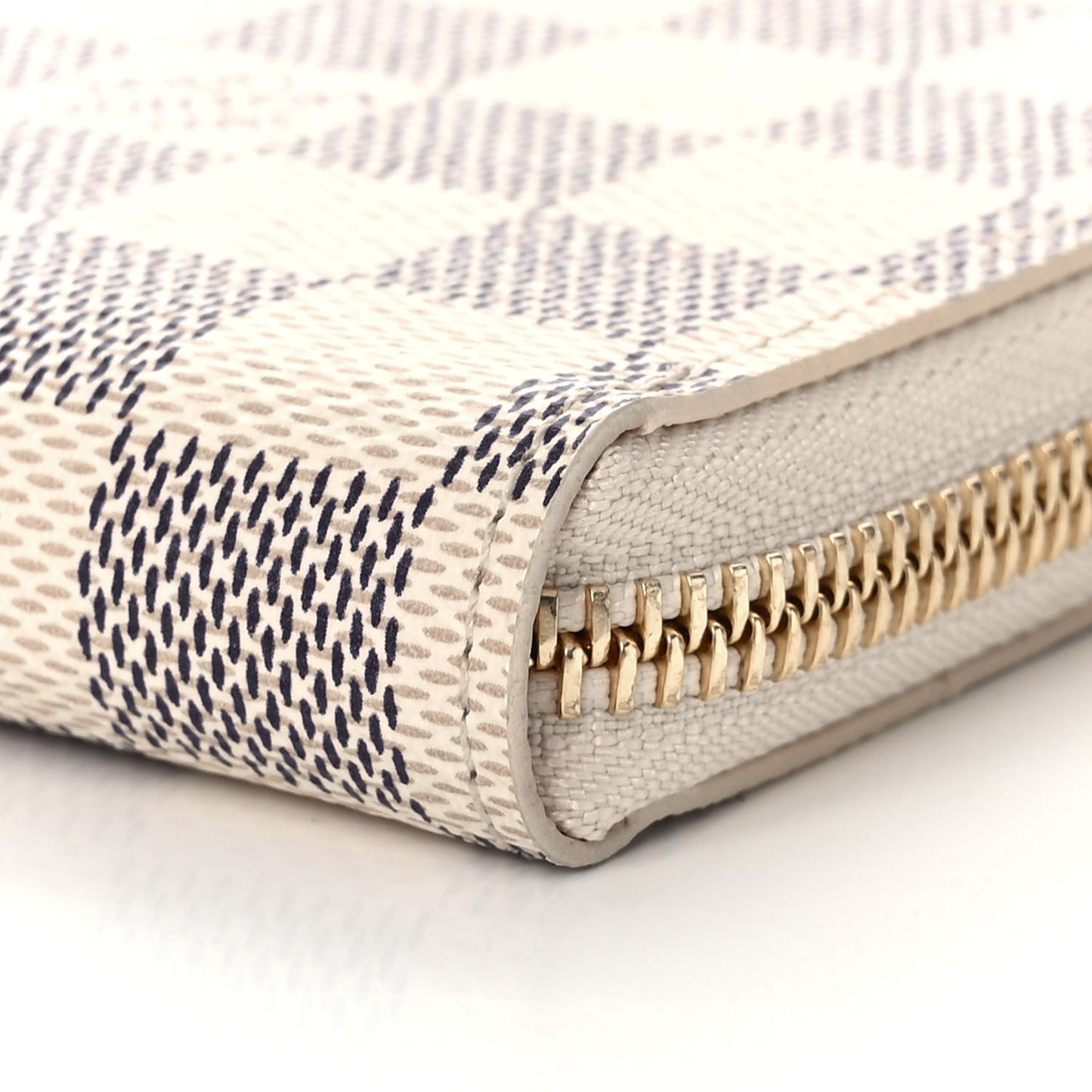 Damier Azur Clemence Wallet Rose Ballerine