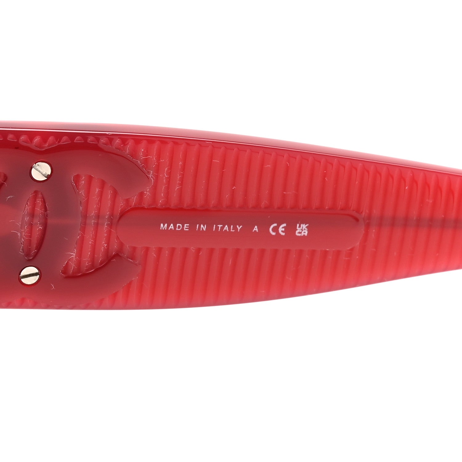 Chanel Acetate Rectangle Sunglasses 5493-A Red 6 of 7