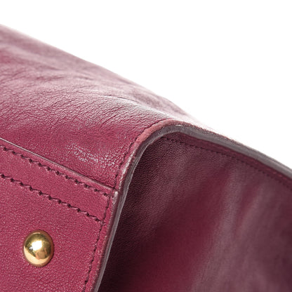Saint Laurent Sheepskin Medium Cabas ChYc Black Cherry 12 of 20