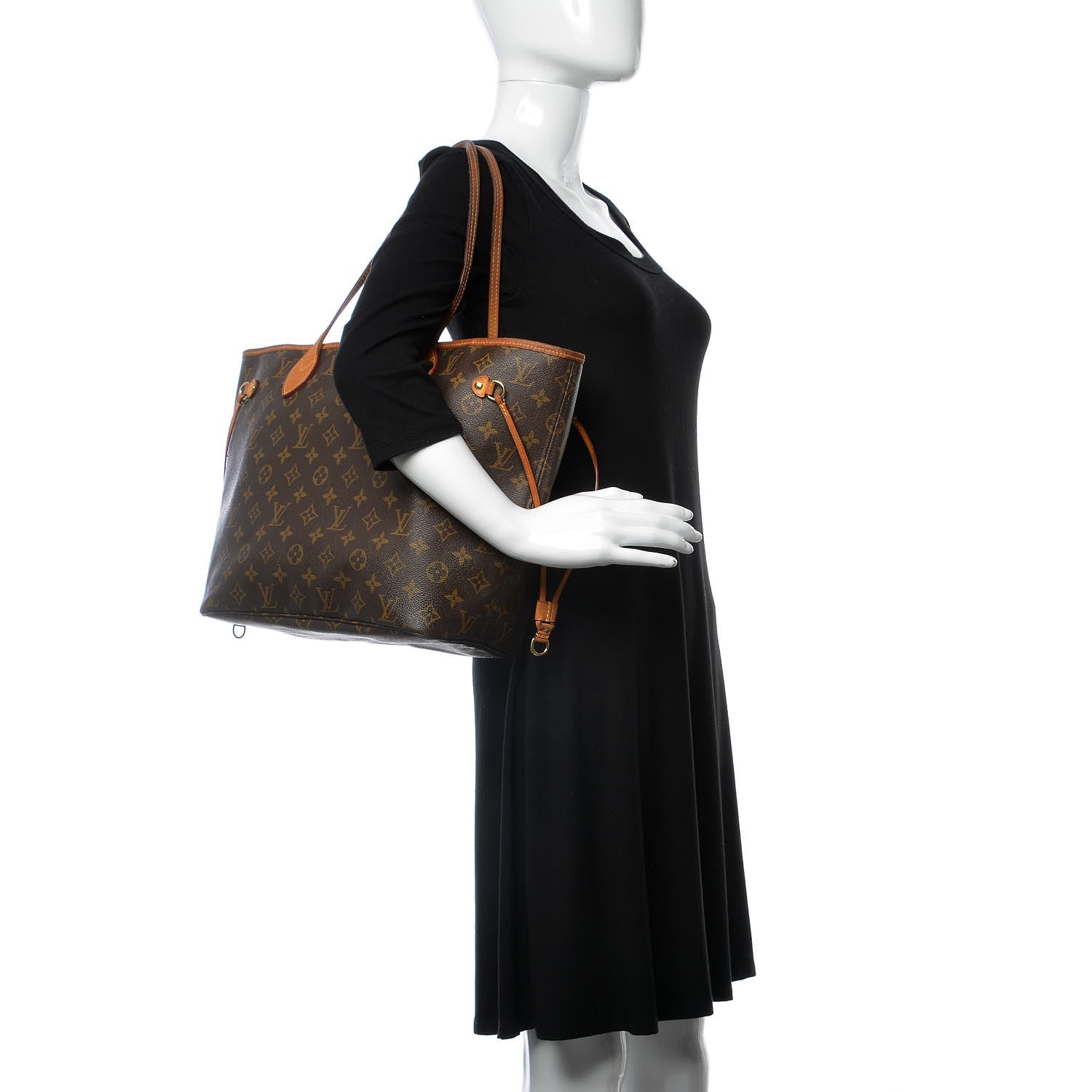 Louis Vuitton Monogram Neverfull MM 2 of 23
